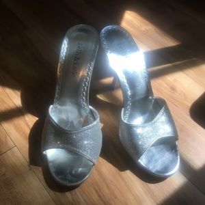 Kelly & Katie “Barbie” silver sandals